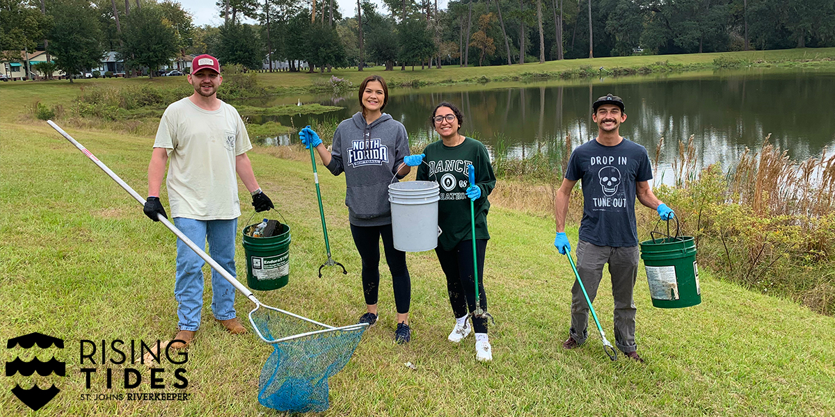 Rising Tides cleanup on McCoys Creek