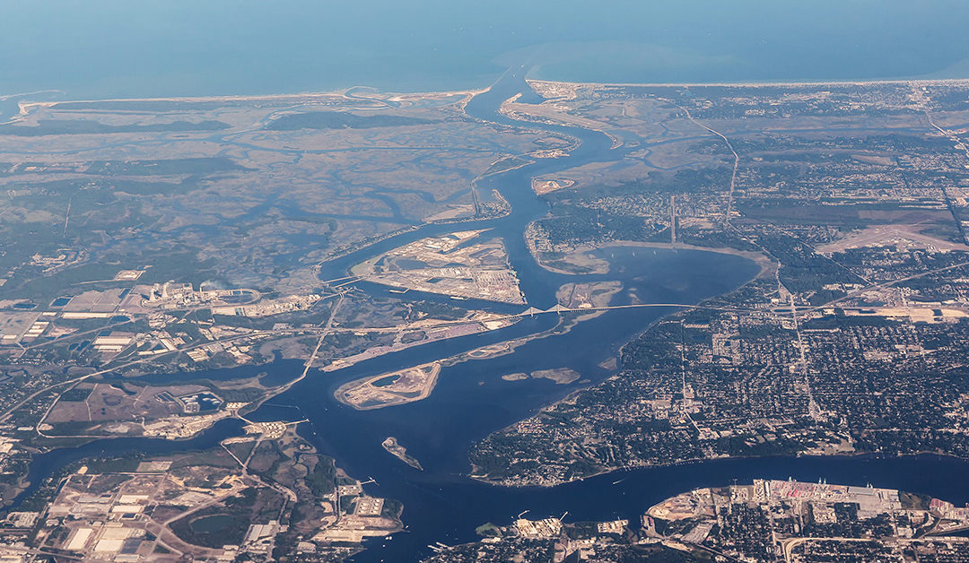St. Johns River Estuary Aerial