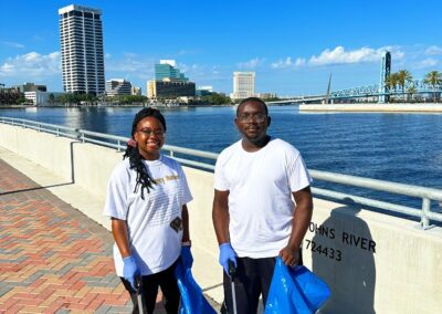 Cleanup in Downtown Jacksonville