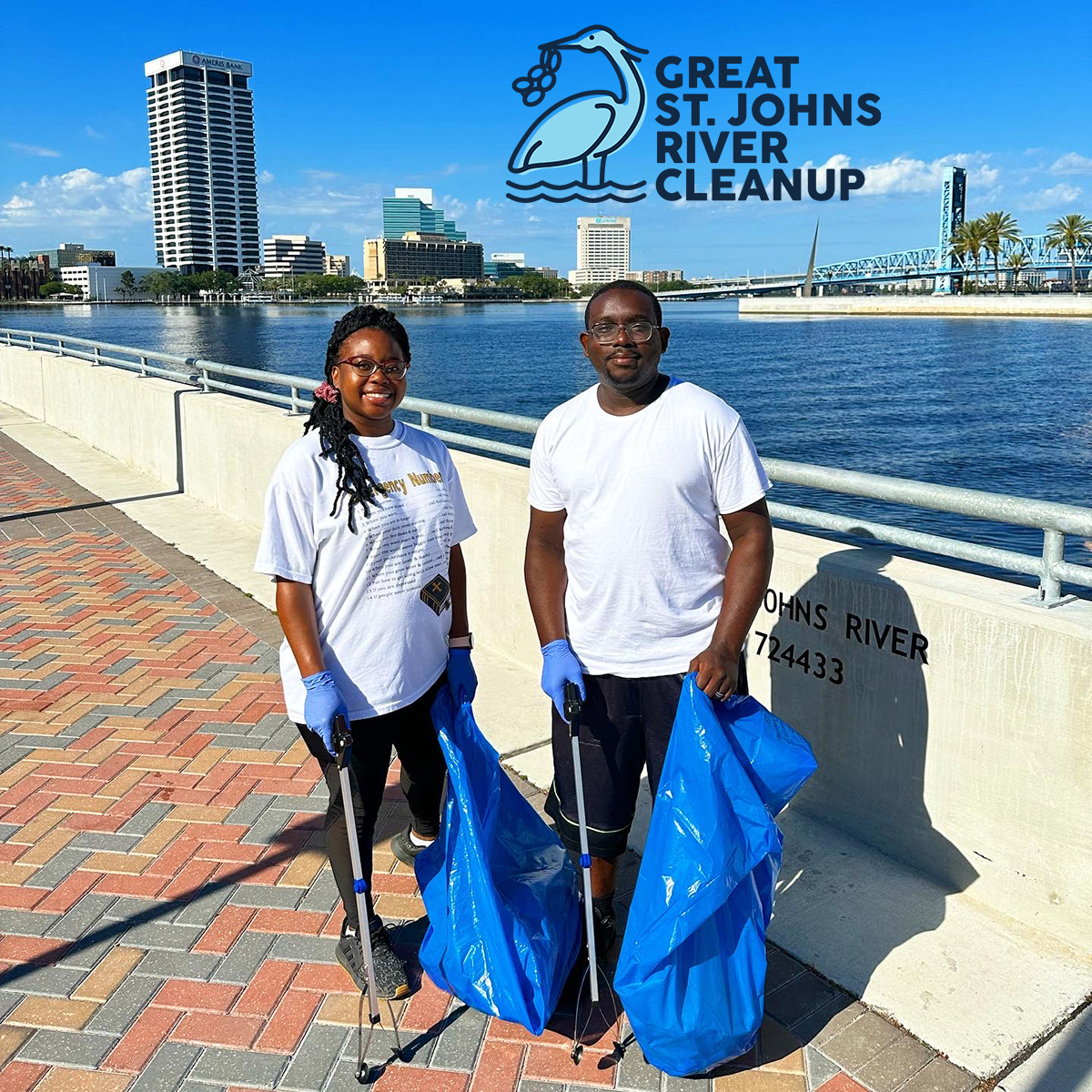 cleanup in Downtown Jacksonville